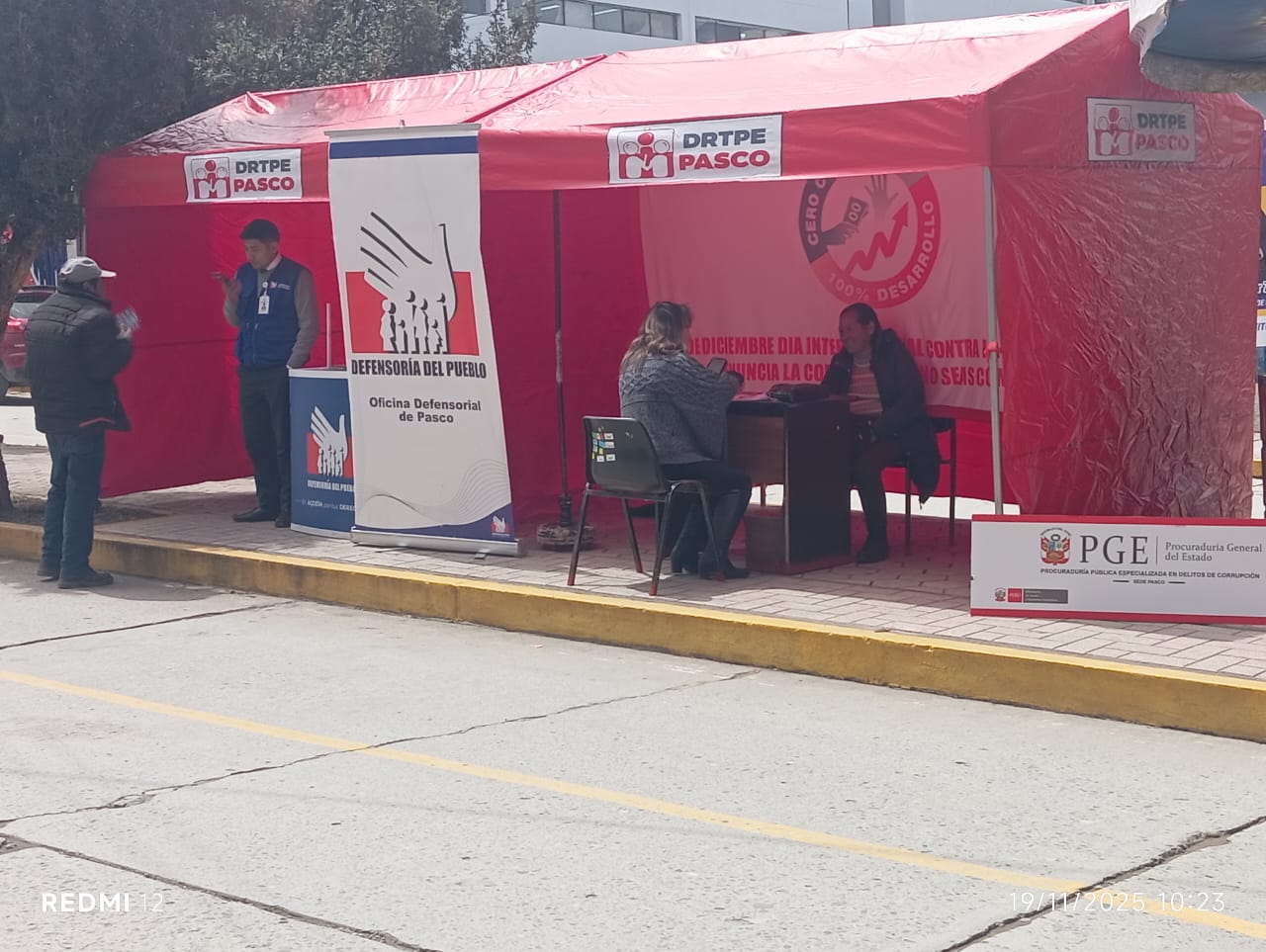 Sensibilización anticorrupción Pasco